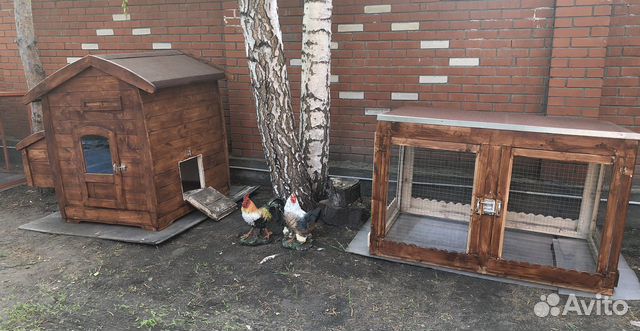Курятник с вальером круглогодичный утепленный