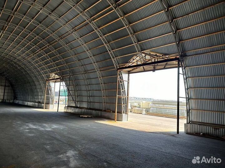 Ангар каркасный