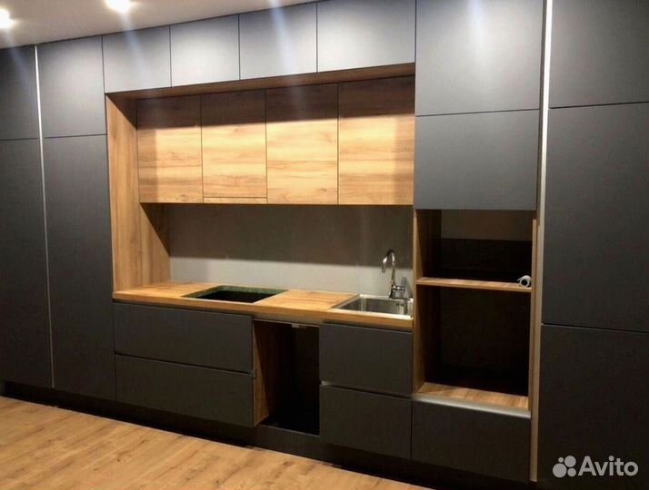 Современный кухонный гарнитур под ключ