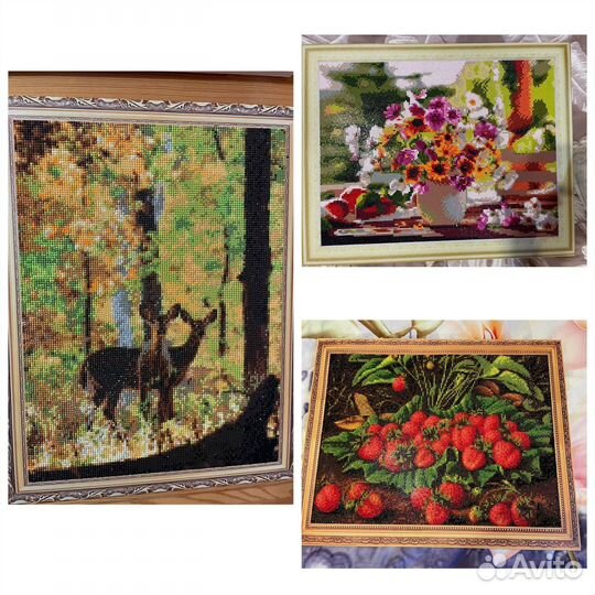 Картины стразами