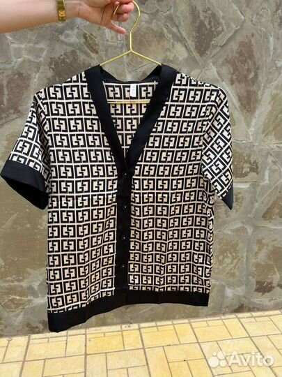 Пижама шелковая