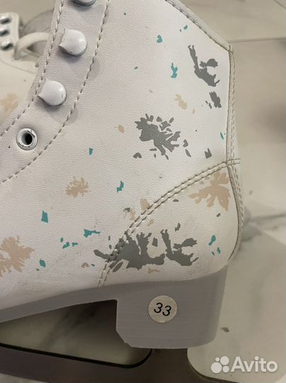 Коньки 33-34 утепленные