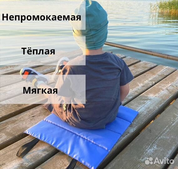 Пляжная сидушка грязеотталкивающая лесная