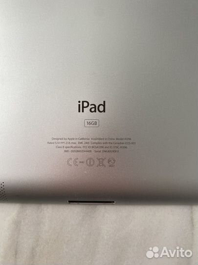 Планшет Apple iPad 2 (16 гб) в хорошем состоянии