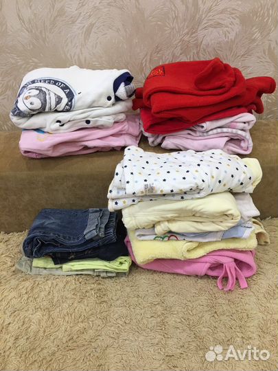 Вещи (одежда) на девочку пакетом