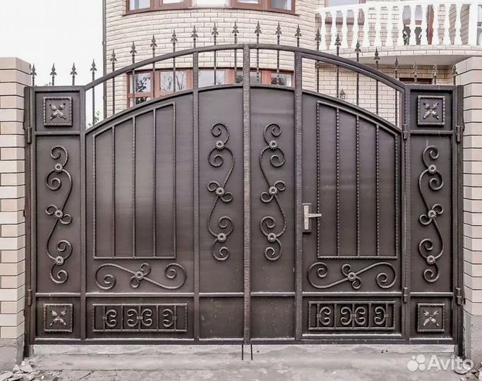 Кованые ворота и калитки