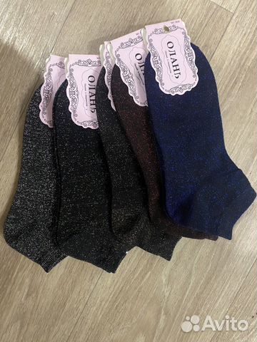 Носки с люрексом