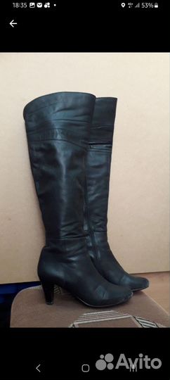 Сапоги Кожаные