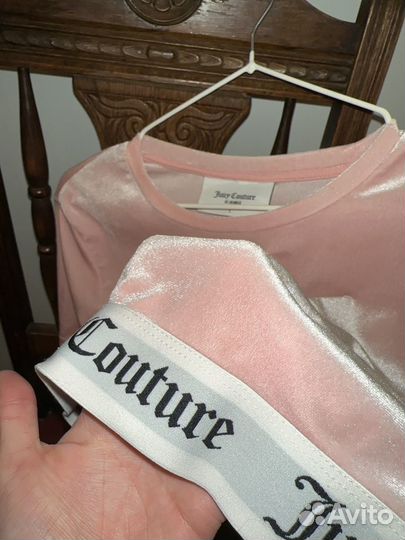 Розовый топик Juicy Couture оригинал велюр