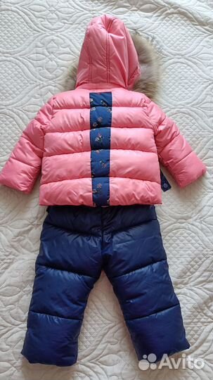 Зимний комбинезон для девочки 74 80