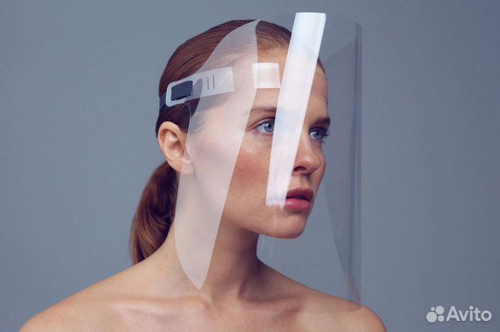 Защитный антивирусный экран для лица