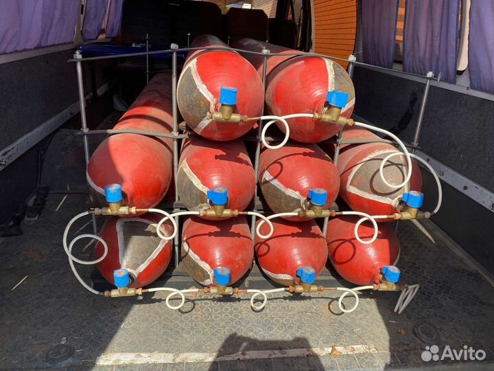 Мобильный газгольдер метановый