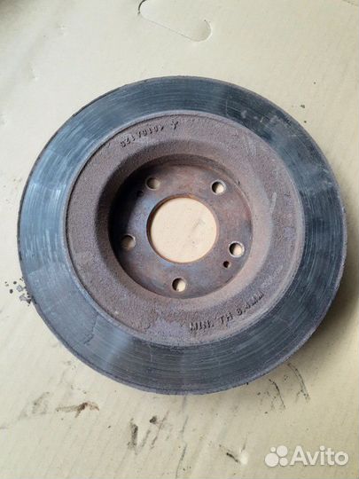 Диск тормозной задний Mitsubishi Outlander GF