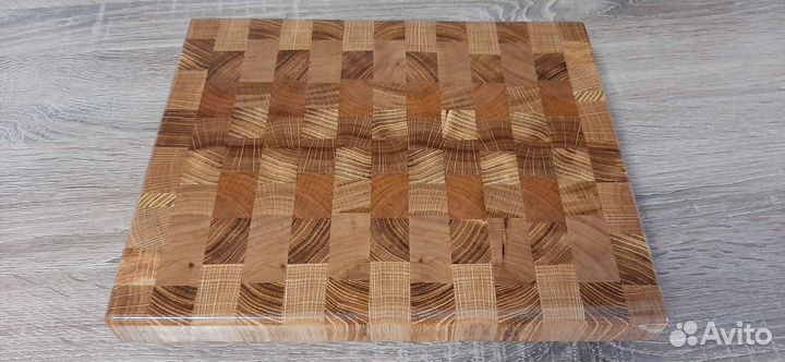 Разделочная доска торцевая из ценных пород дерева