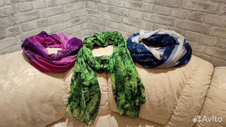 Шарфы и палантины пакетом