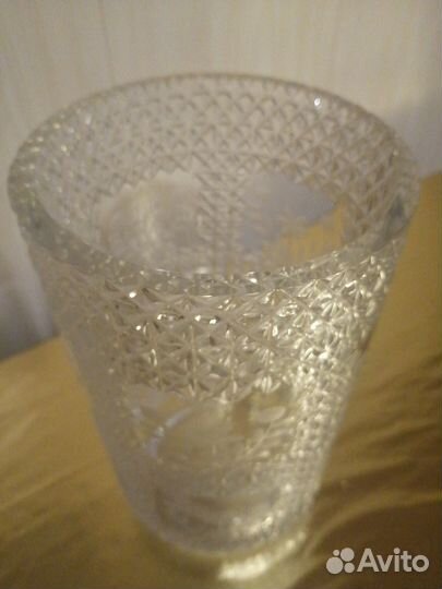 Ваза хрустальная большая СССР