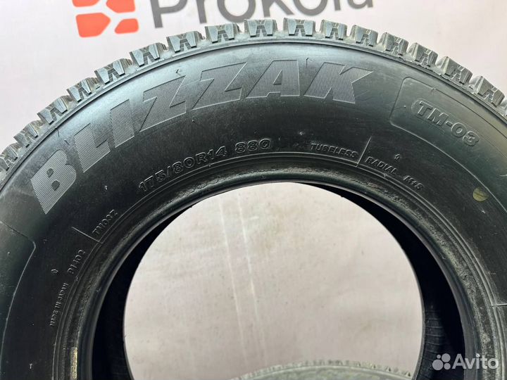 Зимние шины 175/80R14 Bridgestone Blizzak For Taxi TM-03