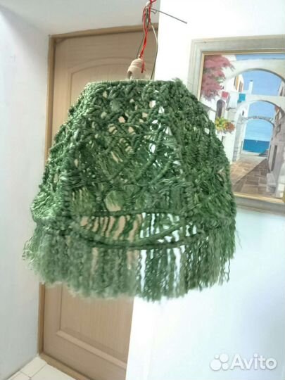 Абажур макраме