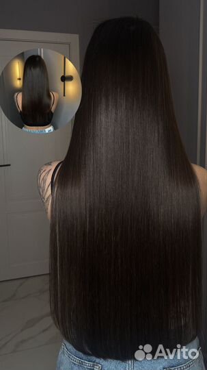 Наращивание волос (капсульное, горячая технология)