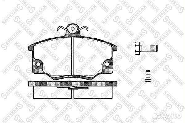 Колодки дисковые п. Fiat Tempra 1.4i-1.9D/TD 89-96