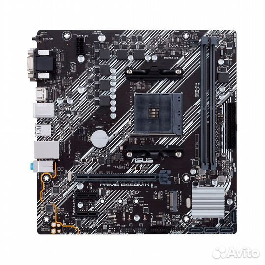 Материнская плата AM4 asus prime B450M-K II