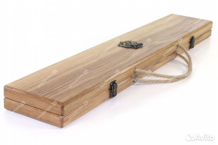 Шампурница дубовая с профессиональными шампурами