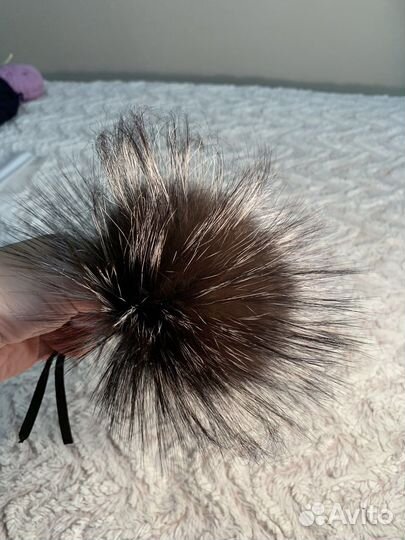 Меховые помпоны натуральные