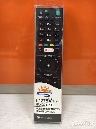 Пульт универсальный huayu sony RM-L1275 LCD/TV