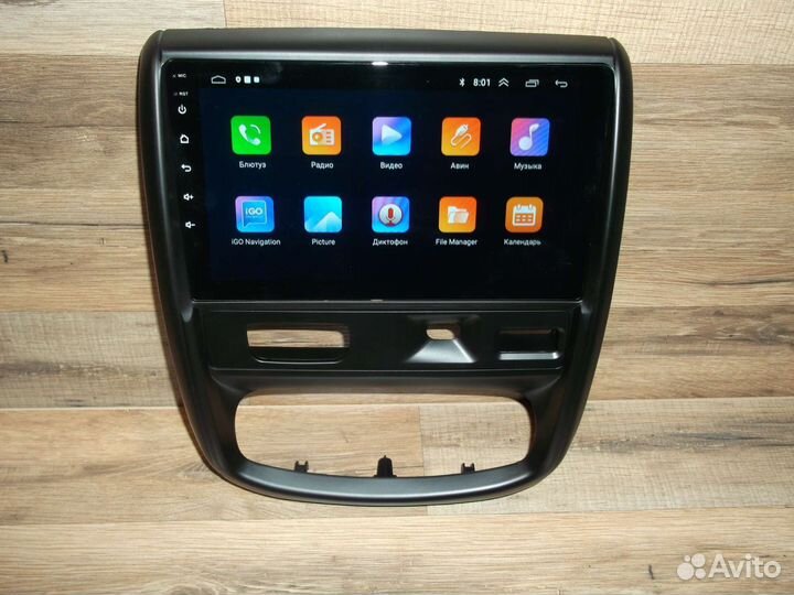 Магнитола Renault Duster Android GPS WiFi
