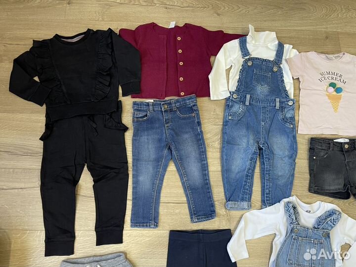 Вещи на девочку 80-86, Zara, HM, Mothercare, GAP