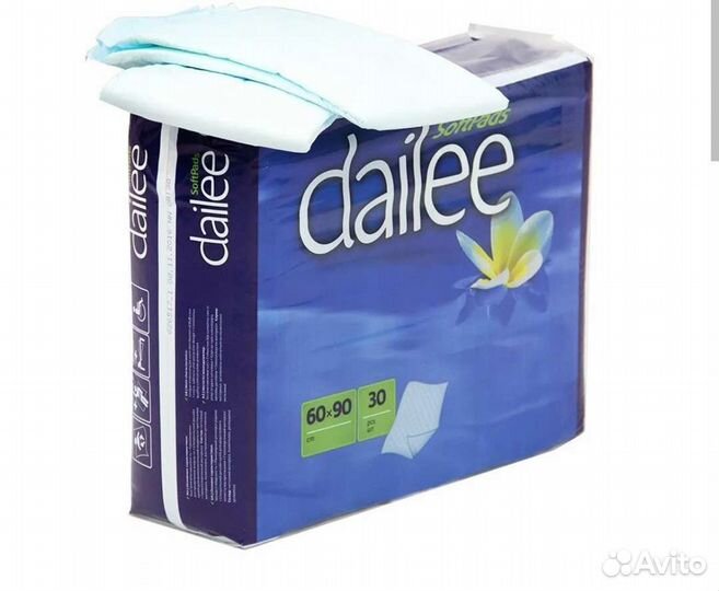 Пеленки одноразовые 60х90 30 штук