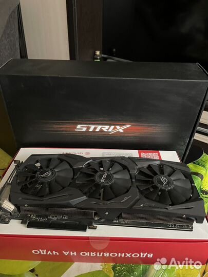 Видеокарта gtx 1060 6gb asus strix
