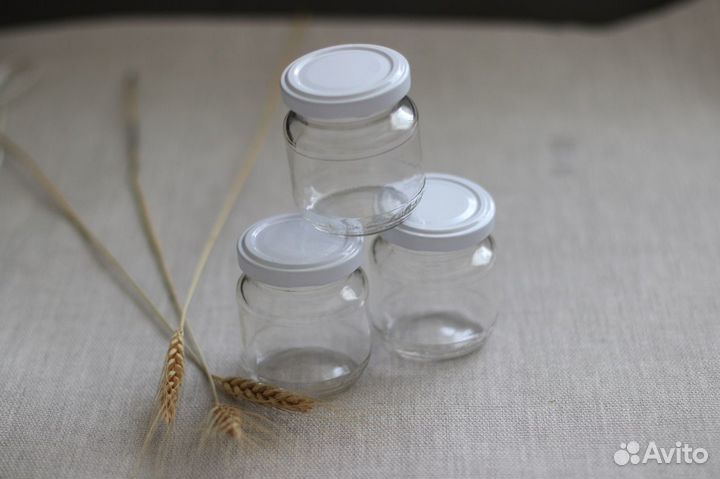Банки стеклянные 110мл с крышкой Твист