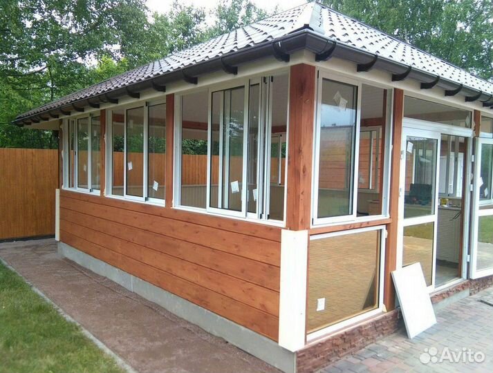 Остекление веранды под заказ