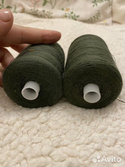 Нитки 45/2 2500м зеленые