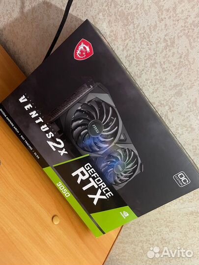 Игровая видеокарта MSI GeForce RTX 3060 ventus2 8G