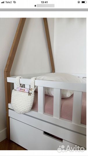 Подвесные органайзеры -корзины на детскую кроватку