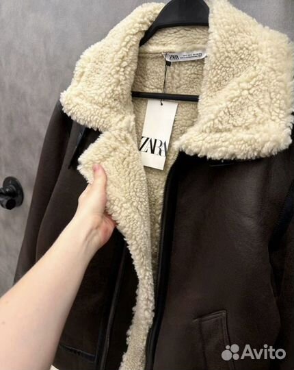 Дублёнка мужская zara