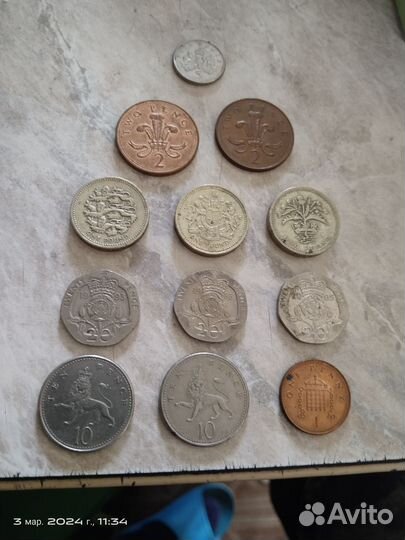 Монеты великобритании
