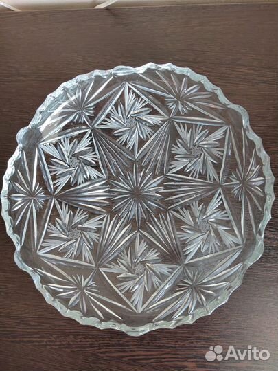 Хрустальное блюдо