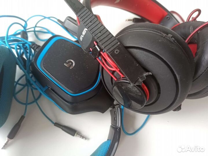 Наушники гарнитура playstation sven на запчасти