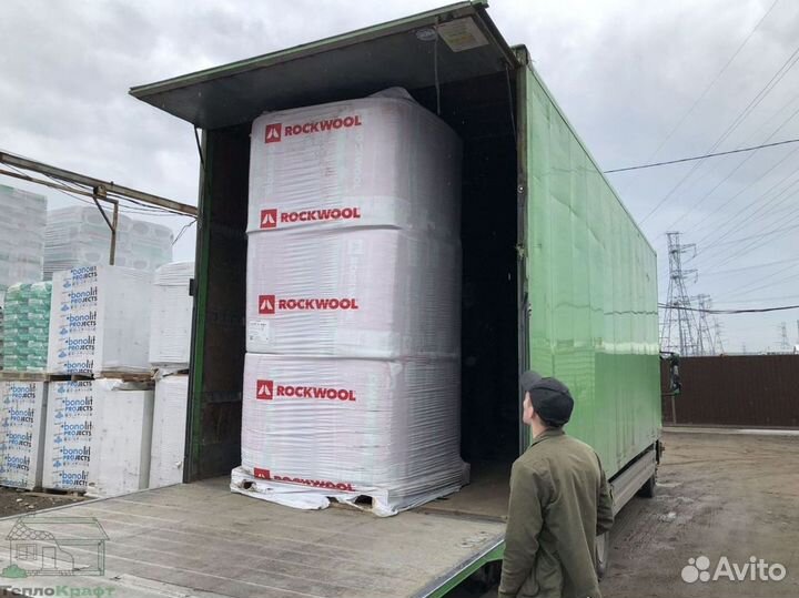 Утеплитель Rockwool Скандик 100 за м2 для пола