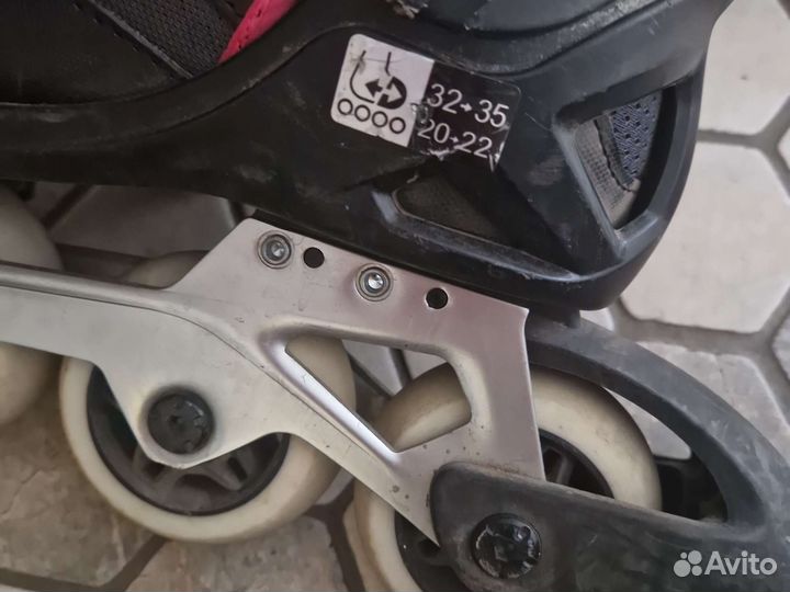 Роликовые коньки детские раздвижные