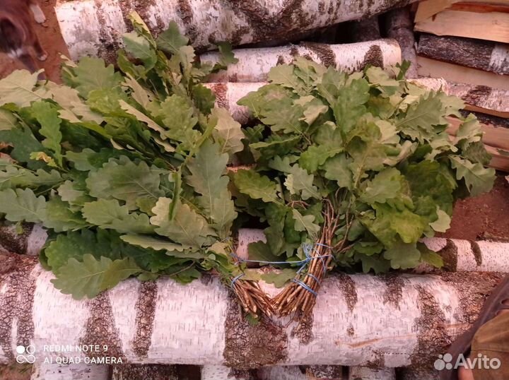 Банные веники дуб, береза