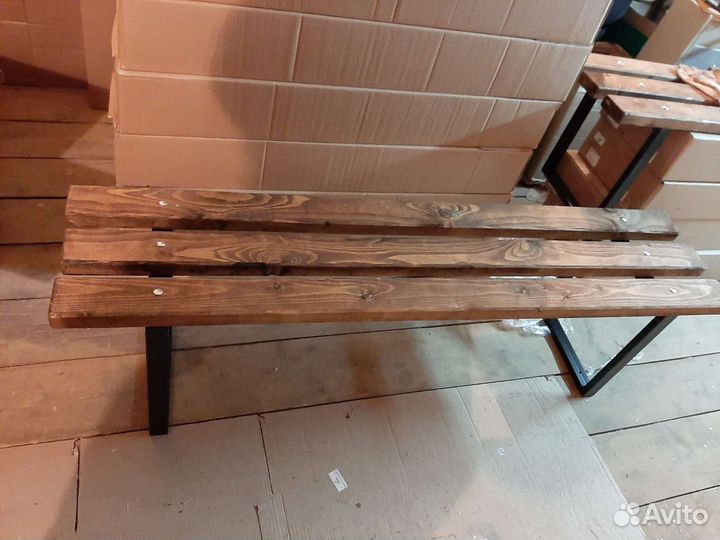 Лавка, скамейка без спинки