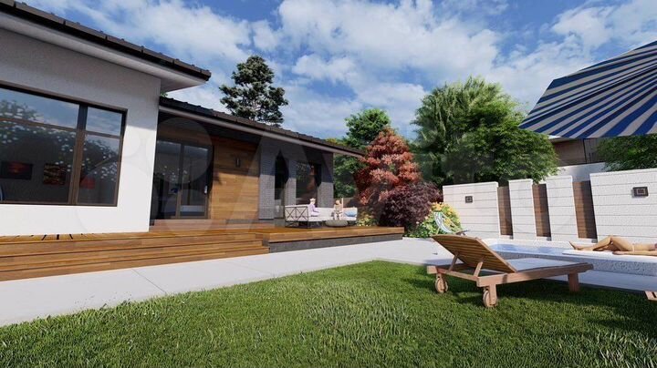 Коттедж 330 м² на участке 16 сот.