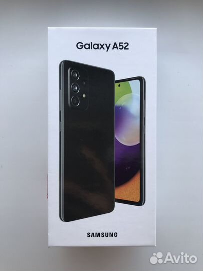 Смартфон Samsung Galaxy A52 128 GB, черный