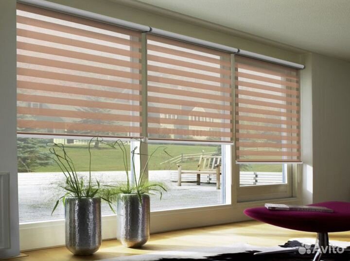 Рулонные шторы под ключ