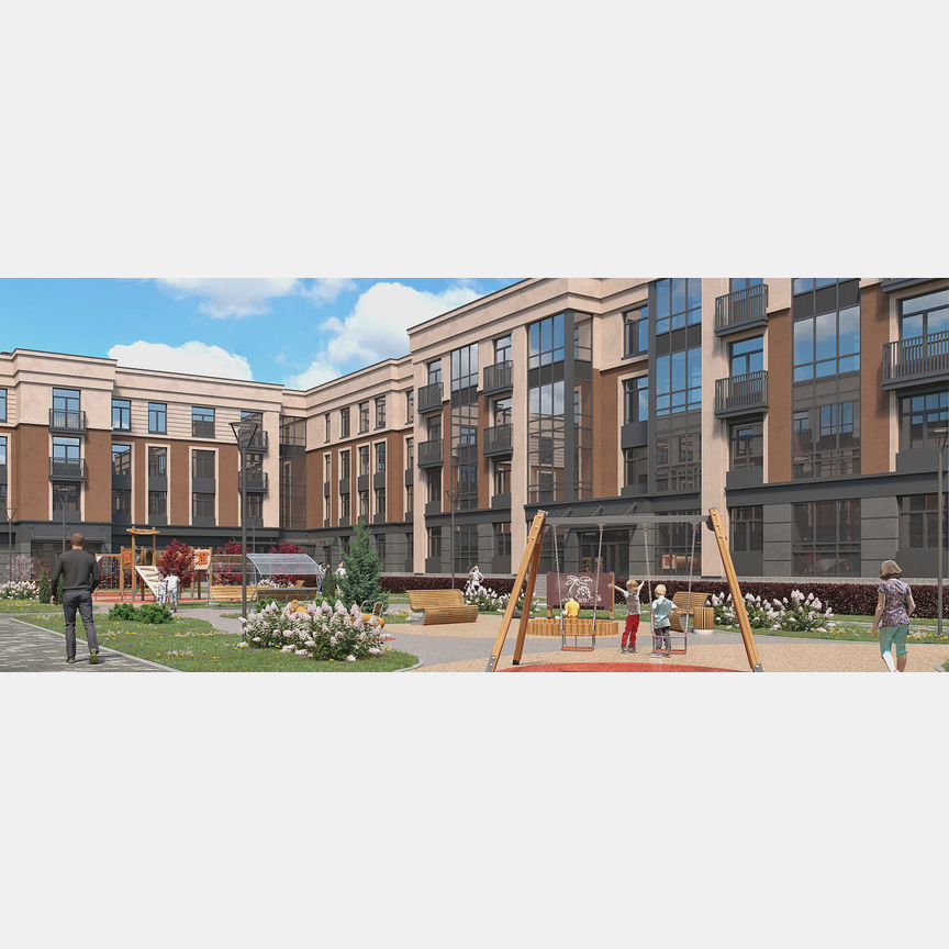 3-к. квартира, 77,7 м², 1/4 эт.