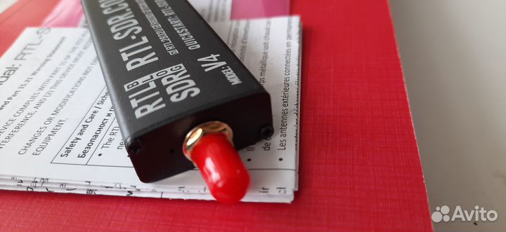 Ноутбук с новым приёмником RTL-SDR V4